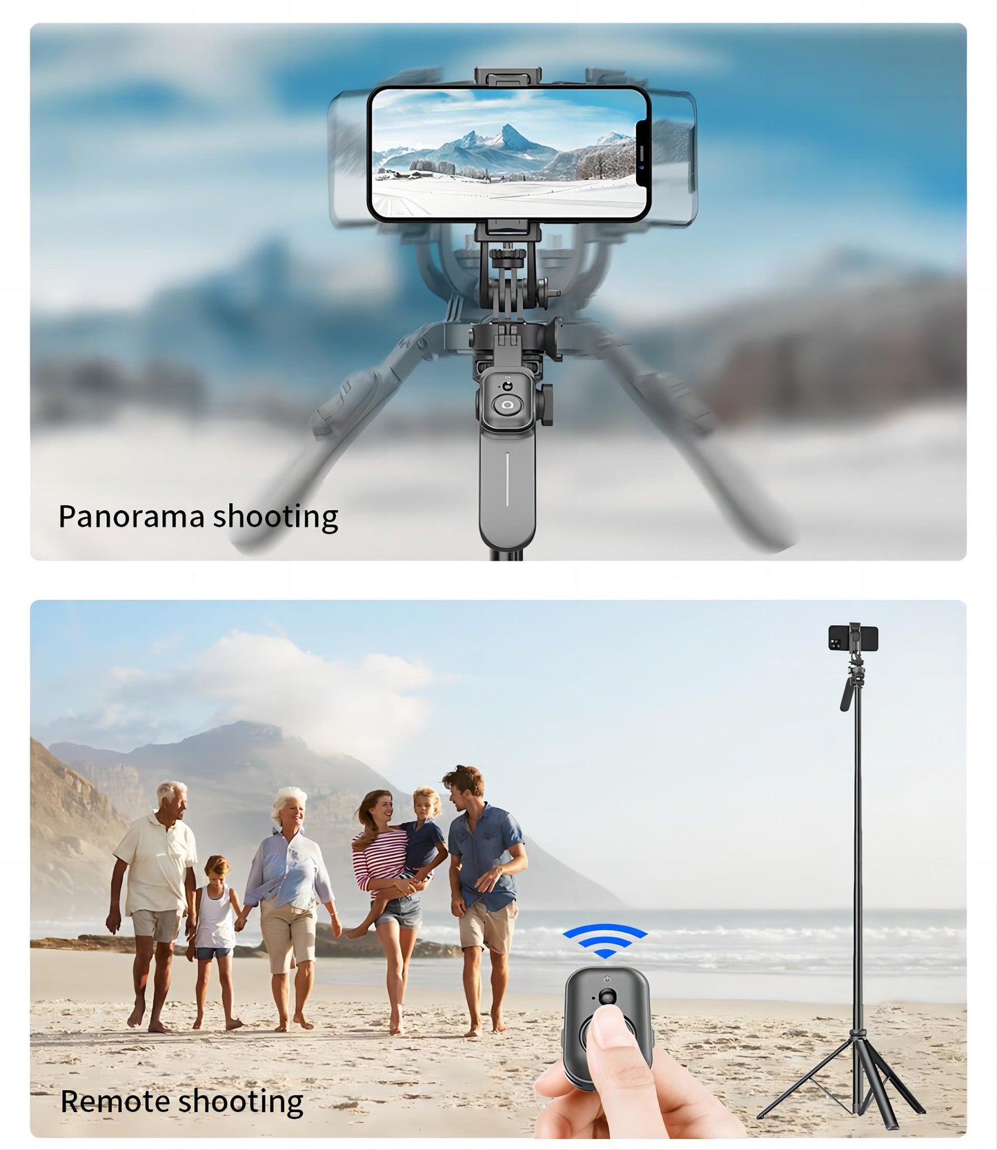 Multifunctional 78.7-inch (About 200cm) Selfie Stick Tripod, with Bluetooth Wireless Remote Control, Portable and Retractable, Compatible with All Kinds of Mobile Phones and Cameras (1/4-inch nut)