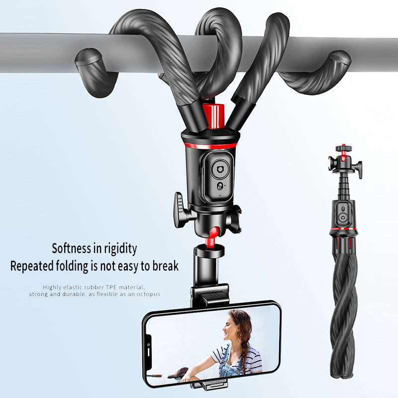 Octopus Selfie Pole Tripod Mobile Phone Micro Single Handheld Desktop Camera Holder Outdoor Live Streaming Shooting Sports Camera Tripod Holder