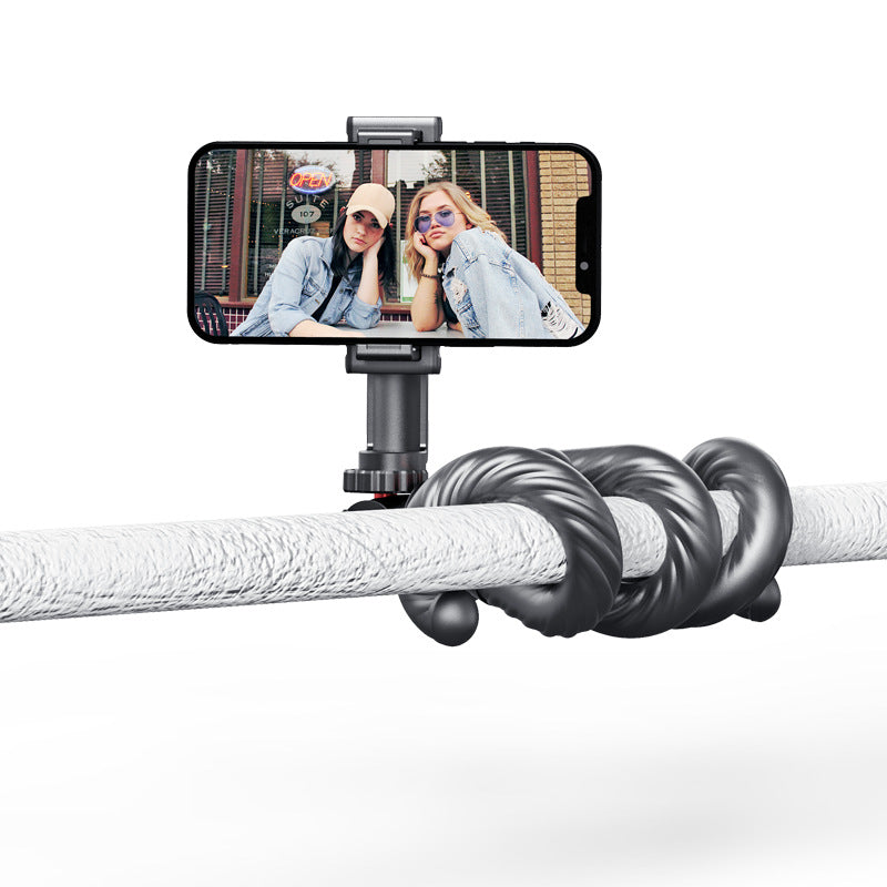 Octopus Selfie Pole Tripod Mobile Phone Micro Single Handheld Desktop Camera Holder Outdoor Live Streaming Shooting Sports Camera Tripod Holder