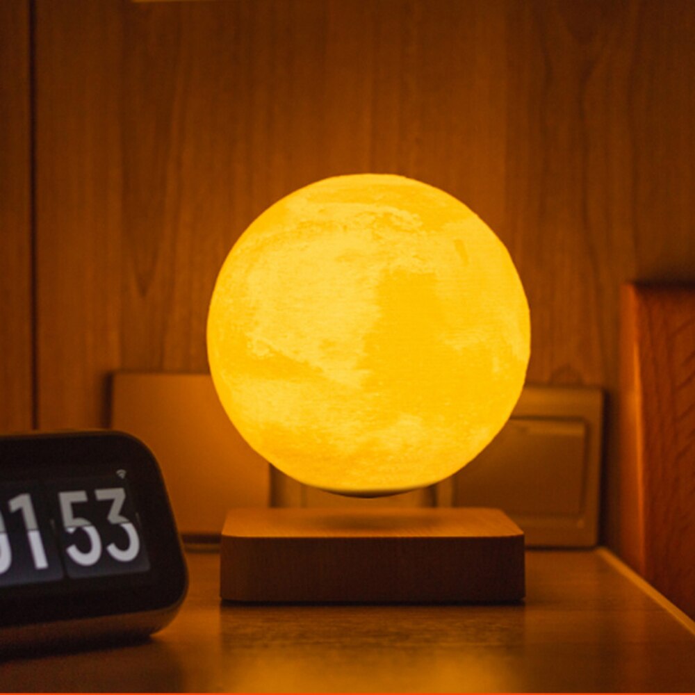 Maglev Moon Lamp Atmosphere Night Lamp Bedroom Decoration Christmas Gift for Girlfriend&#39;s Birthday Gift Home Accessories