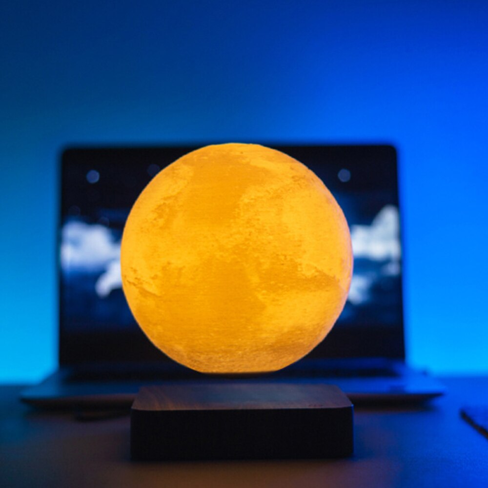 Maglev Moon Lamp Atmosphere Night Lamp Bedroom Decoration Christmas Gift for Girlfriend&#39;s Birthday Gift Home Accessories