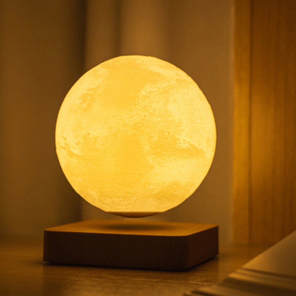 Maglev Moon Lamp Atmosphere Night Lamp Bedroom Decoration Christmas Gift for Girlfriend&#39;s Birthday Gift Home Accessories