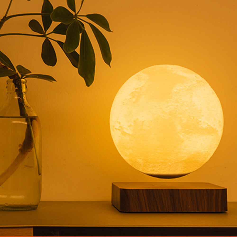 Maglev Moon Lamp Atmosphere Night Lamp Bedroom Decoration Christmas Gift for Girlfriend&#39;s Birthday Gift Home Accessories