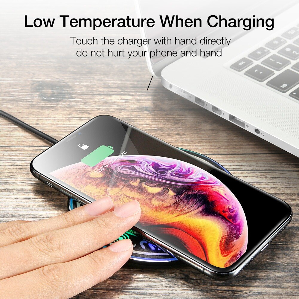 Creative Fast Charge 10W Multifunctional Fast Charger Magic Array Wireless Charger Mobile Phone Universal Glow