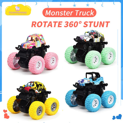 [Ready Stock]🚗 PUSH & GO CAR TOYS, NO BATTERIRESchildren inertia toy car off-road toy car gift strong power of toys