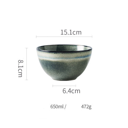 Commercial Ceramic Tableware Household Rice Ramen Bowl