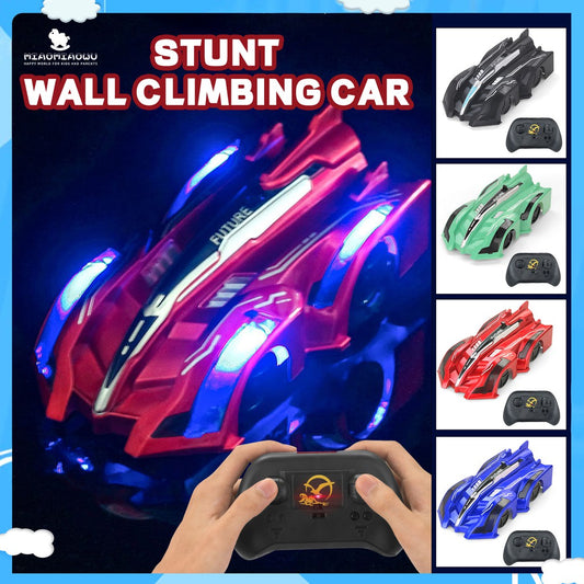 🔥【READY STOCK】Control Stunt Wall Climbing Car 360°Rotating Stunt Which Can drive on the wall kids toys birthday present