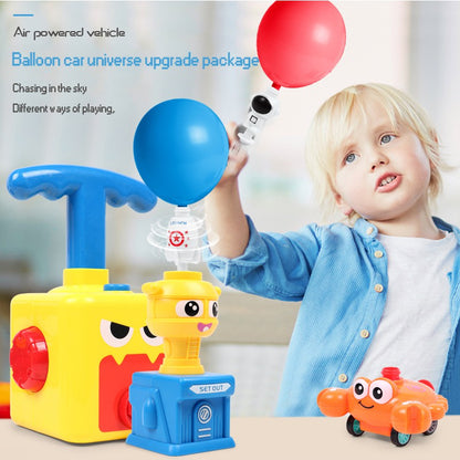 WISHDIAM Balloon Powered Cars,Inertial Balloon Car,Balloon launcher Toy Set,Creative Inflatable Balloon Pump Racing Car