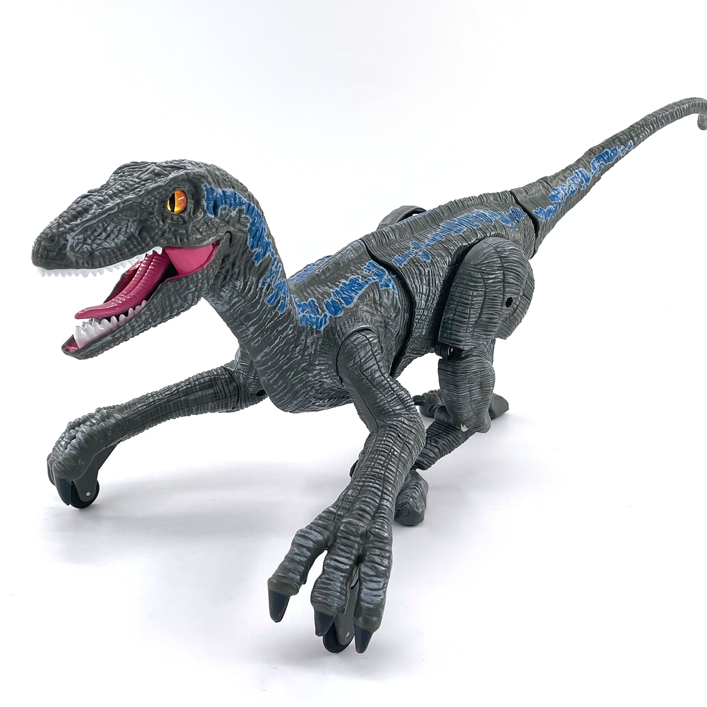 Dinasour Toys Child Gift 2.4G Light and Sound function RC Dinosaur Jurassic Blue Raptor Animal Electric Walking Toy