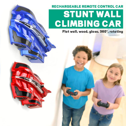 🔥【READY STOCK】Control Stunt Wall Climbing Car 360°Rotating Stunt Which Can drive on the wall kids toys birthday present