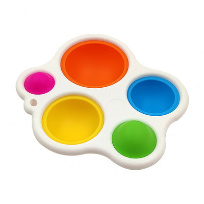 Fidget Stress Reliever Toy Digits silicone sensory early learning baby pop it Sensory Simple baby,diaper car seat baby