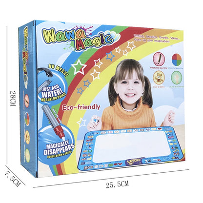 Magic Doodle Mat Water Drawing Pad Mat 100 X 75CM Large Painting Writing Educational Mat Toys for Girls Boys Age 3 - 12