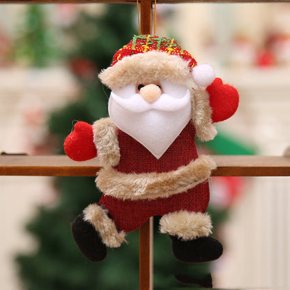 Snowflake Knitted Hat Forest Old Man Doll Ornaments