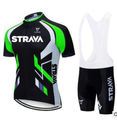 Strava Summer Cycling Wear Short Suit Team Road Mountain Bike Clothing Breathable