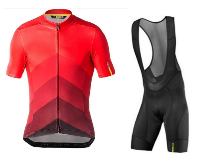 Mavic short-sleeved bib cycling jersey suit