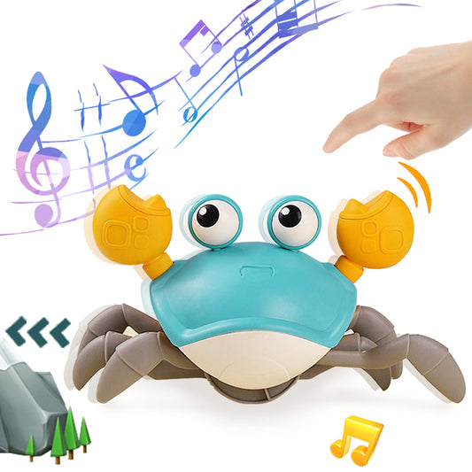 Baby Crawling Crab Musical Electronic Toys with LED Light Up