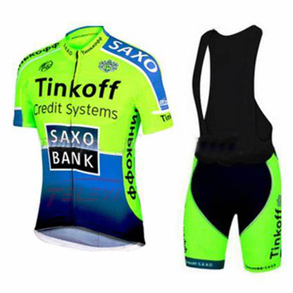 Cycling Short Sleeve Suit Fluorescent Color Cycling Jersey