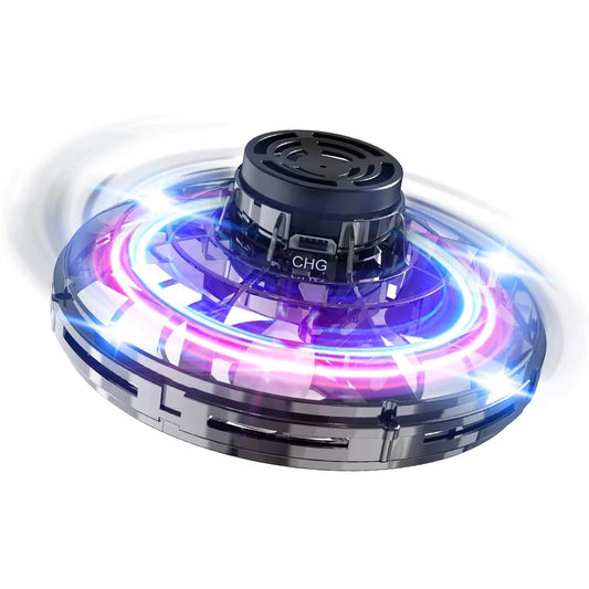 Flynova Flying Spinner Mini UFO Drone Hand Operated Flyorb Fly Fidget Toys Children Kids Adult Christmas Birthday Gift