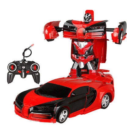 Remote Control Car, Transform Robot RC Cars for Kids Toys, 2.4Ghz 1:18 Scale Racing Car with One-Button Deformation, 360°Drifting, Christmas Birthday Gifts for Boys Girls