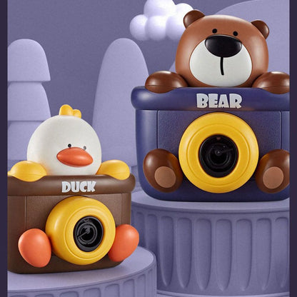 Cute Little Bear and Duck Bubble Machine