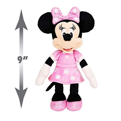 Just Play Disney Mickey & Minnie Plush Plush Basic, Ages 2 Up Multi-color, 3 inches