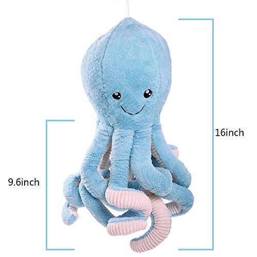 DENTRUN Octopus Stuffed Animals, Octopus Plush Doll Play Toys for Kids Girls Boys Adults Birthday Xmas Gift Present 7/16/24/32 Inches, 5 Colors