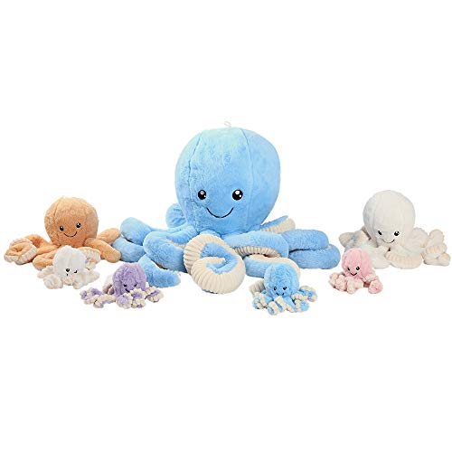 DENTRUN Octopus Stuffed Animals, Octopus Plush Doll Play Toys for Kids Girls Boys Adults Birthday Xmas Gift Present 7/16/24/32 Inches, 5 Colors