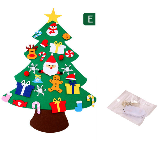 Oversized Christmas Decorations DIY Felt Cloth Christmas Tree