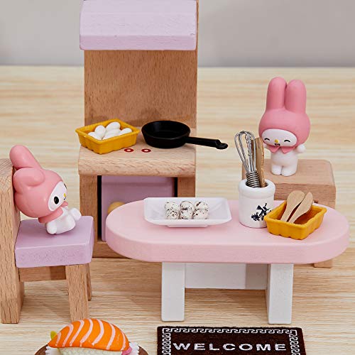 Skylety 28 Pieces 1:12 Dollhouse Kitchen Decorations, 6 Pieces Miniature Egg Beater and Utensils with 18 Pieces Mini Egg Models Miniature Food Toy with Pottery Holder Pretend Play Toy