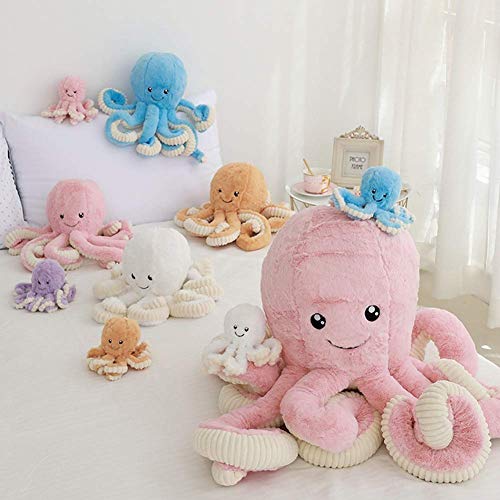 DENTRUN Octopus Stuffed Animals, Octopus Plush Doll Play Toys for Kids Girls Boys Adults Birthday Xmas Gift Present 7/16/24/32 Inches, 5 Colors