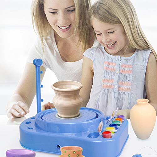 YONGSHUO Pottery Wheel for Kids, Do Art Pottery Studio,Arts and Crafts for Kids Toys Ages 8 9 10 11 12 Air-Dry Clay Refill - Great for Crafts and Home Activitie,Educational Toy Home School