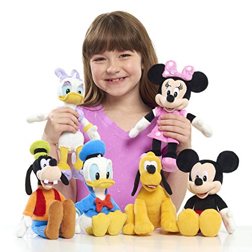 Just Play Disney Mickey & Minnie Plush Plush Basic, Ages 2 Up Multi-color, 3 inches