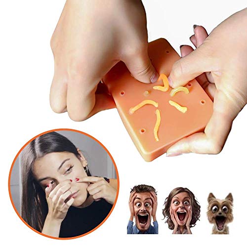 KYW Pimple Popping Toy Funny Silicone Pimple Popping Decompression Relax Toy - Practical Jokes Toy