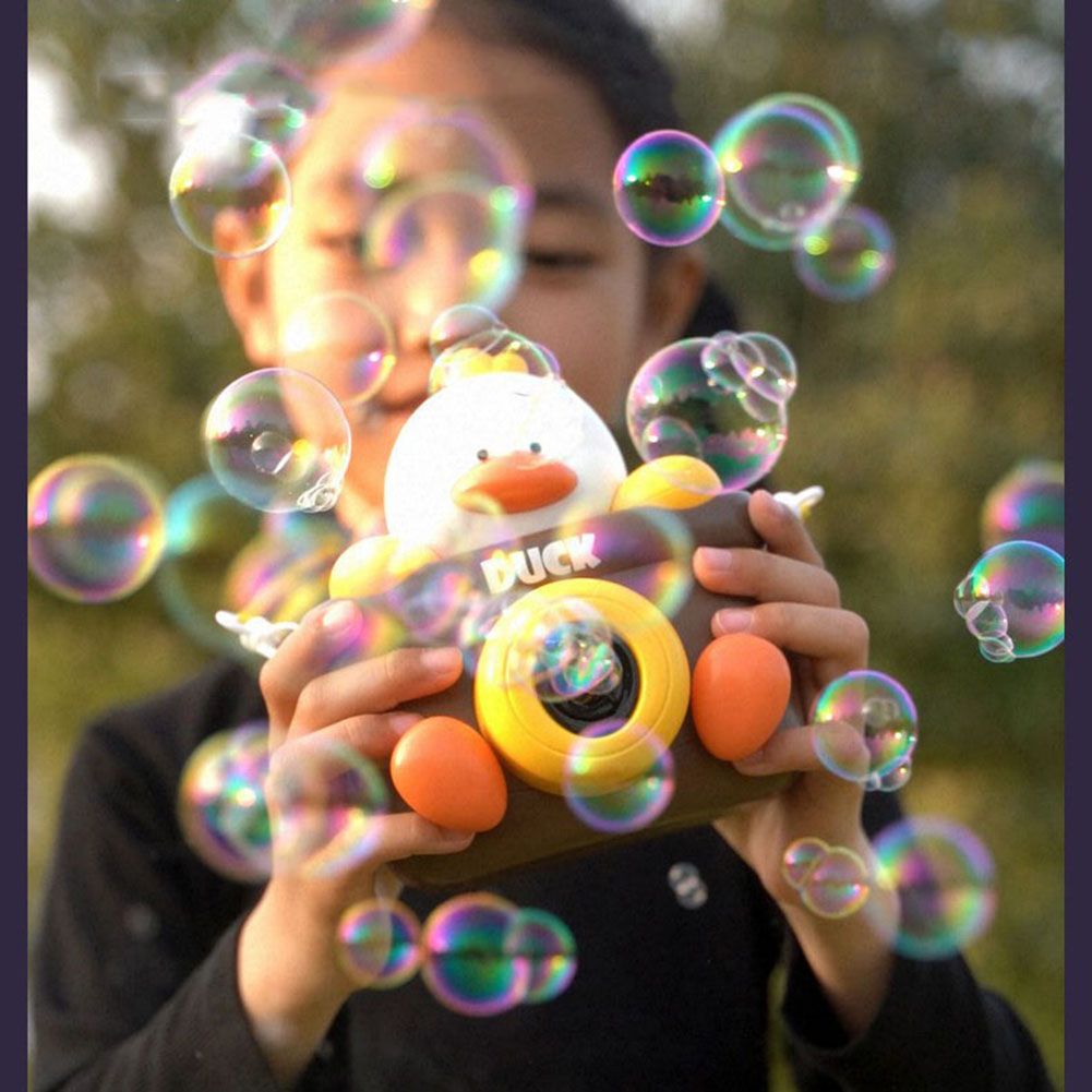 Cute Little Bear and Duck Bubble Machine