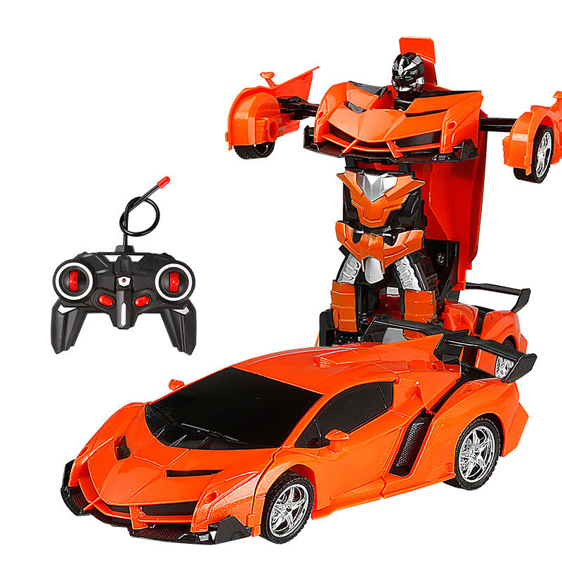 Remote Control Car, Transform Robot RC Cars for Kids Toys, 2.4Ghz 1:18 Scale Racing Car with One-Button Deformation, 360°Drifting, Christmas Birthday Gifts for Boys Girls