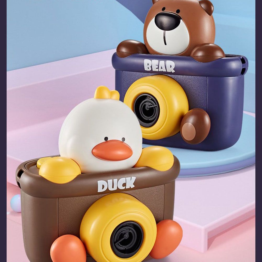 Cute Little Bear and Duck Bubble Machine