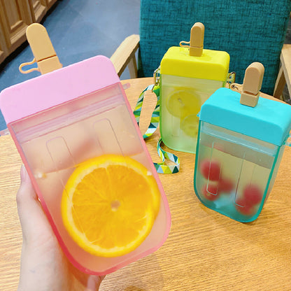 Summer Children's Water Cup Baby Portable Cup Straw