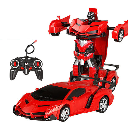 Remote Control Car, Transform Robot RC Cars for Kids Toys, 2.4Ghz 1:18 Scale Racing Car with One-Button Deformation, 360°Drifting, Christmas Birthday Gifts for Boys Girls