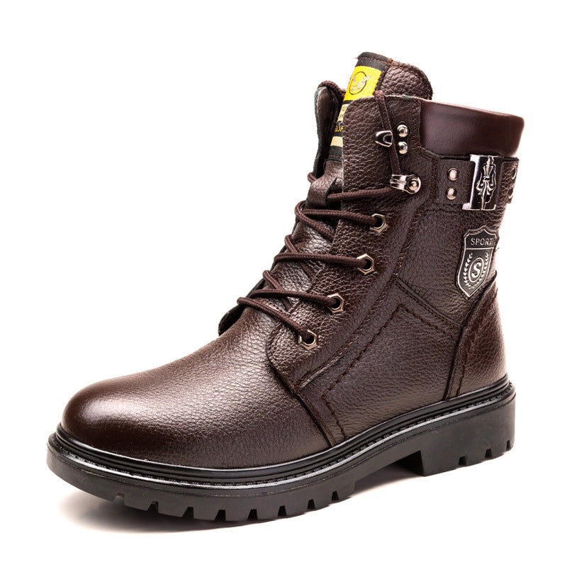 Plus Fleece Warm Cotton Boots High Top