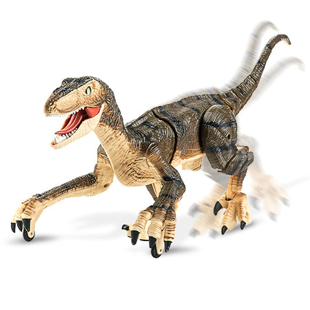 Dinasour Toys Child Gift 2.4G Light and Sound function RC Dinosaur Jurassic Blue Raptor Animal Electric Walking Toy