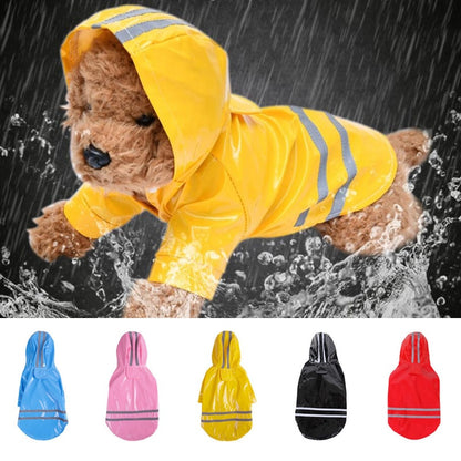 Waterproof Dog Clothes for Small Dogs Puppy Pet Chihuahua Rain Coats Jacket Clothes Hond Impermeable Dla Psa Ropa Perro Requeno