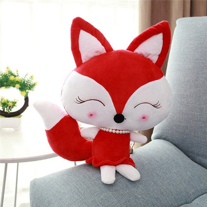 30/40/50CM Soft Cute Long tail Fox Plush Toy Stuffed Kids Doll Fashion Kawaii Gift for Children Birthday Gift Home Shop Decor