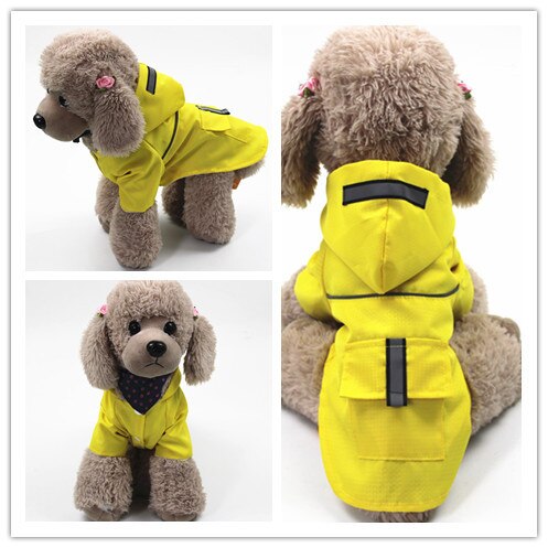 Waterproof Dog Clothes for Small Dogs Puppy Pet Chihuahua Rain Coats Jacket Clothes Hond Impermeable Dla Psa Ropa Perro Requeno