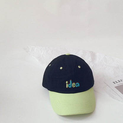 Lovely Letter Embroidery Baby Hats Spring Summer Kids Boys Girls Baseball Hats Cotton Peaked Cap Autumn Outdoor Sun Hats