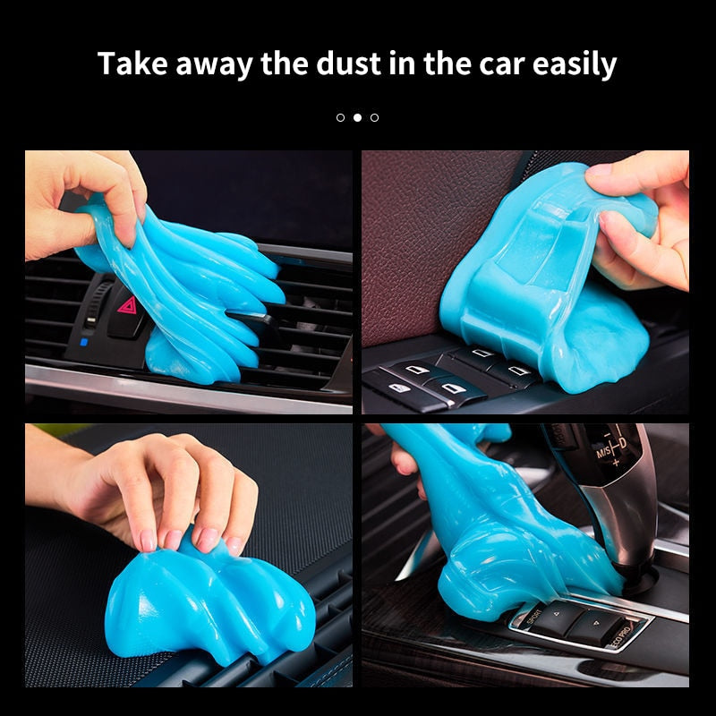 Car Wash Interior Car Cleaning Gel Slime For Cleaning Machine Auto Vent Magic Dust Remover Glue Computer Keyboard Dirt Cleaner