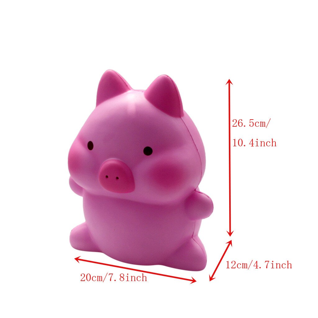 Adorable Squishies Toy Cute Animals Kawaii Jumbo Pig Stress Relief Toy Slow Rising Cream Scented Stress Relief Funny Gift Toy