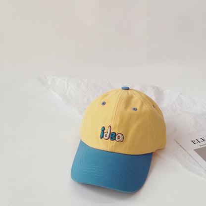 Lovely Letter Embroidery Baby Hats Spring Summer Kids Boys Girls Baseball Hats Cotton Peaked Cap Autumn Outdoor Sun Hats