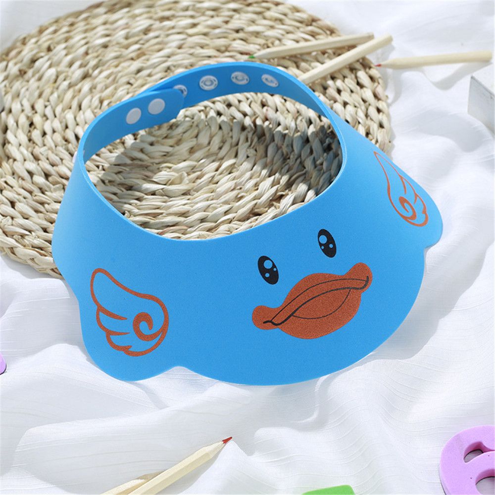 Adjustable Baby Shower Caps Child Waterproof Shampoo Hat Kids Boys Girls Wash Hair Bath Shield Ear Eye Protection Visor