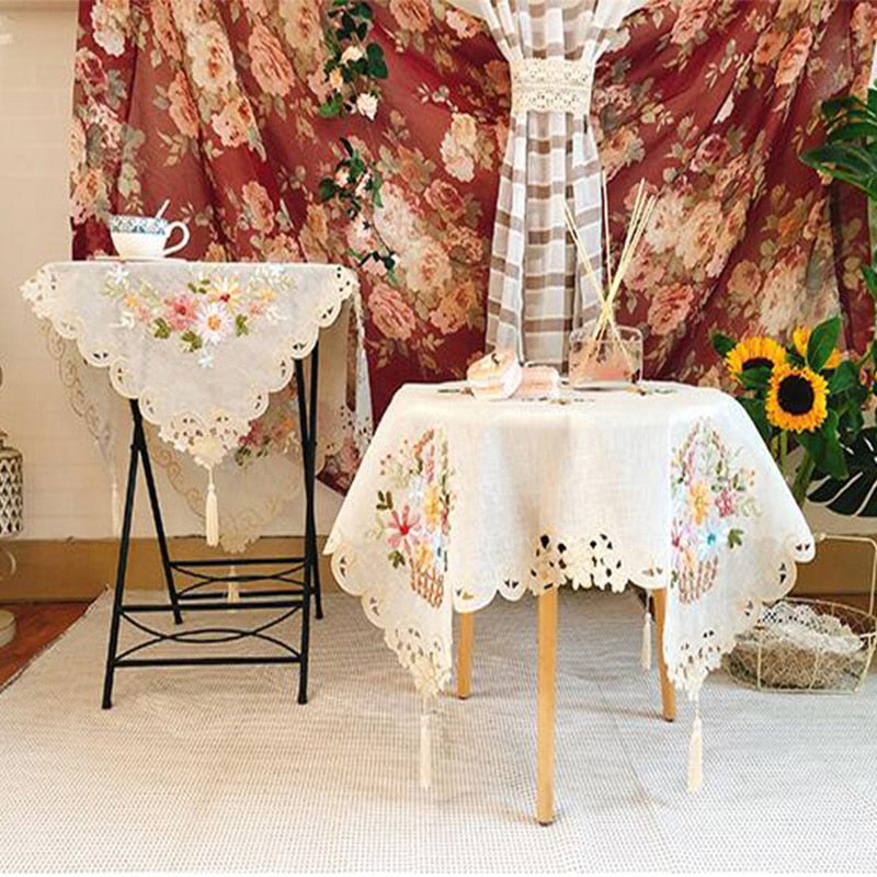 Hot Lace Cotton Placemat Cup Coaster Tea Mug Christmas Kitchen New Year Table Place Mat Cloth Crochet Doilies Dining Coffee Pad