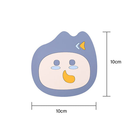 Silicone Cat Shaped Tea Coaster Cup Mat Pad Mug Holder Mat Coffee Drinks Table Placemats Heat-resistant Cup Coasters